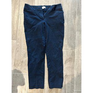Ann Taylor Loft blue capri work pants